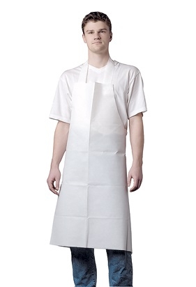 ZVG-zetDress-Hygiene, Einweg-Einmal-Schürze, Z 40, SECUTEX, A, weiß, hohe Ausführung, VE = 150 Stück