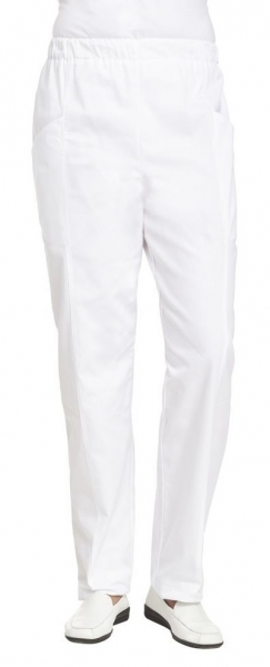 LEIBER-Jobwear, Damen-Arbeits-Berufs-Hose, Bundhose, Comfort-Style, 210 g, weiß