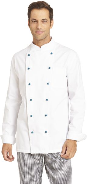 LEIBER-Jobwear, Kochjacke 1/1 Arm, weiß