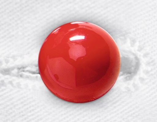 BP-Jobwear, Kochjacke-Zubehör, Kugel-Knöpfe, 3 x 12 Stück, rot