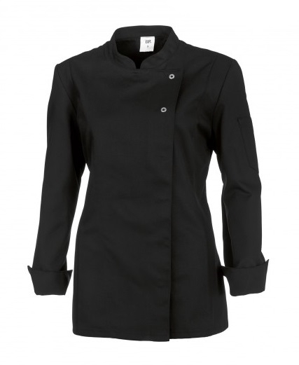 BP-Jobwear, Damen-Kochjacke, ca. 215g/m², schwarz