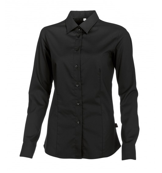 BP-Jobwear, Damenbluse, Arbeits-Bluse, ca. 125g/m², schwarz