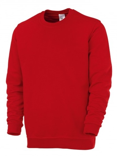 BP-Jobwear, Sweatshirt, Arbeits-Berufs-Shirt, Damen & Herren, ca. 320g/m², rot