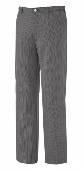 BP-Jobwear, Damen-Herren-Arbeits-Berufs-Hose, Bundhose, ca. 215g/m², schwarz-weiß Stresemann