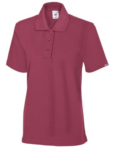 BP-Jobwear, Damen-Poloshirt, Arbeits-Berufs-Shirt, ca. 220g/m², brombeere