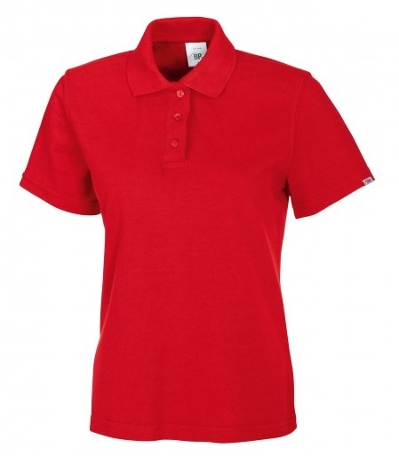BP-Jobwear, Damen-Poloshirt, Arbeits-Berufs-Shirt, ca. 220g/m², rot