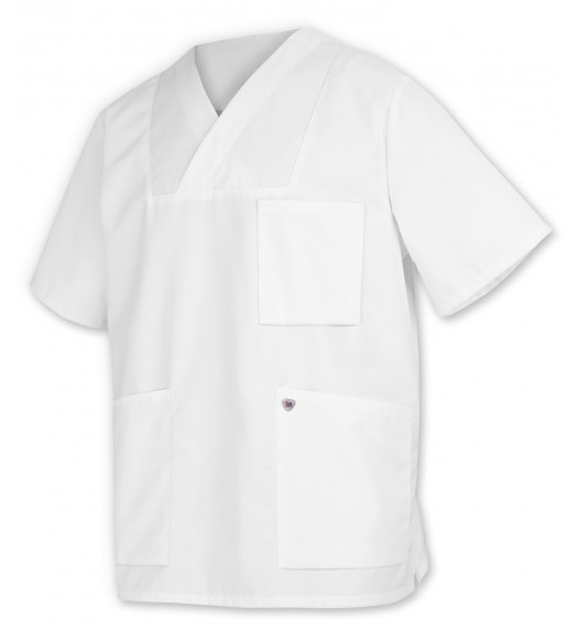 BP-Jobwear, Schlupfkasack, Arbeits-Berufs Kasack, Damen und Herren, ca. 215g/m², weiß