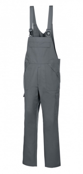 BP-Jobwear, Food-HACCP-Funktions-Latzhose, Arbeits-Berufs-Hose für Sie & Ihn, ca. 245g/m², dunkelgrau