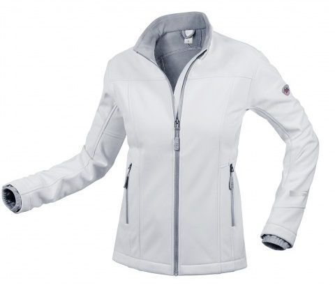 BP-Damen-Softshelljacke, 255 g/m², weiß