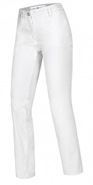 BP-Jobwear, Damen-Arbeits-Berufs-Hose, Bundhose, Chino, 205 g/m², weiß
