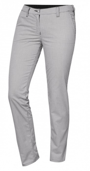 BP-Jobwear, Damen-Bundhose, Arbeits-Hose, Chino, ca. 215g/m², blau-weiß Pepita