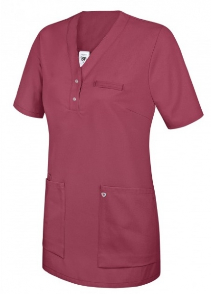 BP-Jobwear, Damen-Schlupfkasack, Arbeits-Berufs-Kasack, ca. 180g/m², brombeere