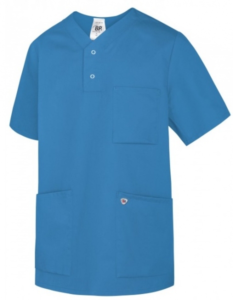BP-Jobwear, Schlupfkasack, Arbeits-Berufs-Kasack, Damen und Herren, ca. 180g/m², azurblau