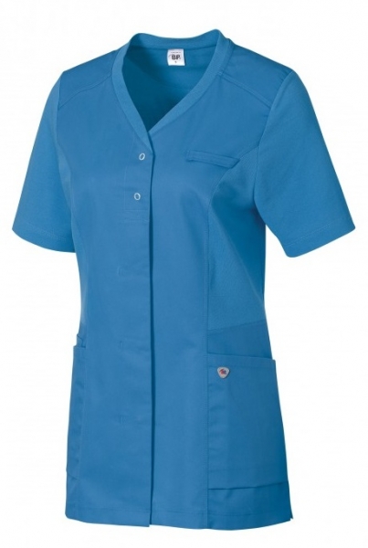 BP-Jobwear, Damenkasack, Arbeits-Berufs-Kasack, Komfort, ca. 180g/m², azurblau