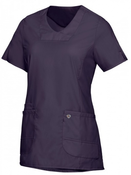 BP-Jobwear, Damen-Schlupfkasack, Arbeits-Berufs-Kasack, aubergine
