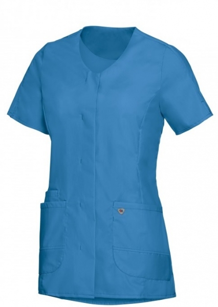 BP-Jobwear, Damenkasack, Arbeits-Berufs-Kasack, Silver II, azurblau