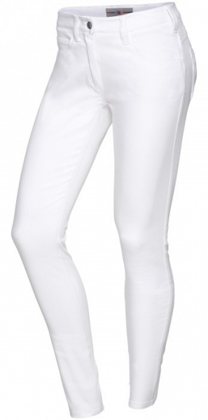 BP-Jobwear, Damen-Skinny-Jeanshose, Arbeits-Berufs-Hose, weiß
