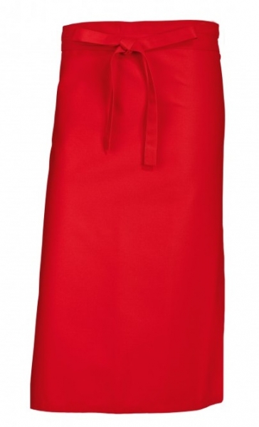 BP-Jobwear, Bistroschürze, Gastro-Arbeits-Berufs-Schürze, Vorbinder, kurz, 3 Stück, ca. 215g/m², rot