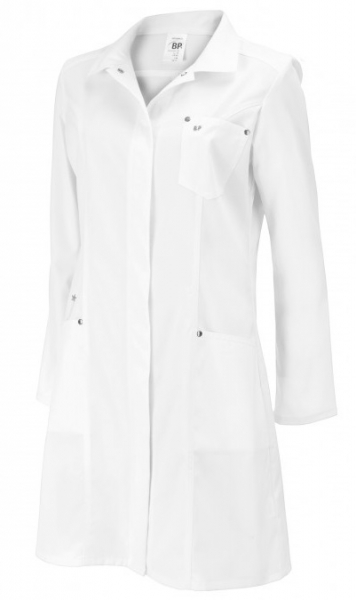 BP-Jobwear, Damen-Arbeits-Mantel, Berufsmantel, Kittel, ca. 200g/m², weiß