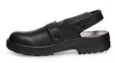 ABEBA-Footwear, SB-Damen- u. Herren-Arbeits-Berufs-Sicherheits-Clogs, schwarz