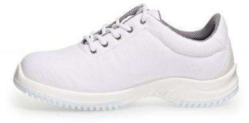 ABEBA-White-Line, UNI6-S3-Damen-und Herren-Sicherheits-Arbeits-Berufs-Schuhe, Halbschuhe, weiß