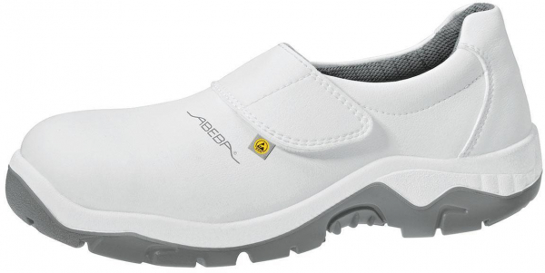 ABEBA-White-Line, S2-Damen- u. Herren-Sicherheits-Arbeits-Berufs-Schuhe, Halbschuhe, ESD, weiß