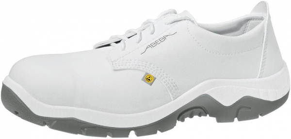 ABEBA-White-Line, S2-Damen- u. Herren-Sicherheits-Arbeits-Berufs-Schuhe, Halbschuhe, ESD, weiß