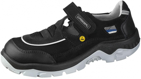ABEBA-Footwear, S1-Damen- u. Herren-Arbeits-Berufs-Sicherheits-Sandalen, ESD, schwarz