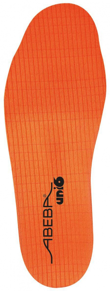 ABEBA-White-Line, Uni6-Einlegesohle, Soft Comfort, schmal, für Sicherheitsschuhe Uni6, orange