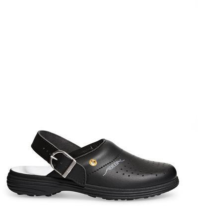 ABEBA-Footwear, OB-A-micro-Damen-Arbeits-Berufs-Clogs, schwarz