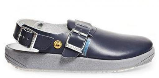 ABEBA-Footwear, OB-Damen- und Herren-Arbeits-Berufs-Clogs, marine