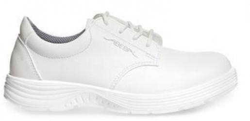 ABEBA-White-Line, X-LIGHT-S2-Damen- u. Herren-Sicherheits-Arbeits-Berufs-Schuhe, weiß