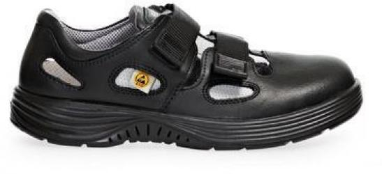 ABEBA-Footwear, X-LIGHT-S1-Damen- u. Herren-Sicherheits-Arbeits-Berufs-Sandalen, ESD, schwarz