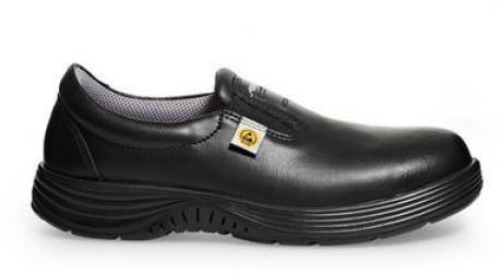 ABEBA-Footwear, X-LIGHT-S2-Damen- u. Herren-Sicherheits-Arbeits-Berufs-Slipper, ESD, schwarz