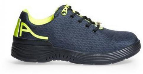ABEBA-Footwear, X-LIGHT-S3-Damen- u. Herren-Sicherheits-Arbeits-Berufs-Schuhe, ESD, schwarz/neongelb