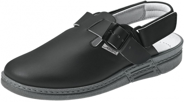 ABEBA-Footwear, OB-Damen- u. Herren-Arbeits-Berufs-Clogs, schwarz