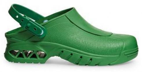 ABEBA-Footwear, OB-Damen- u. Herren-Arbeits-Berufs-Clogs, grün