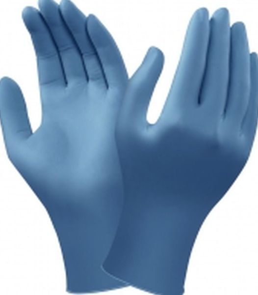 ANSELL-Einmal-Einweg-Nitril-Handschuhe, Versatouch, Ungepudert, 92-465, Blau