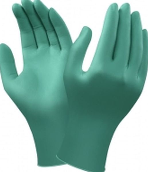 ANSELL-Hand-Schutz, Einweg-Nitril-Untersuchungs-Einmal-Handschuhe, TOUCHNTUFF, 92-500, grün
