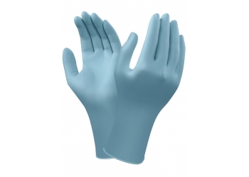 ANSELL-Hand-Schutz, Einweg-Nitril-Untersuchungs-Einmal-Handschuhe, TOUCHNTUFF, 92-665, hellblau