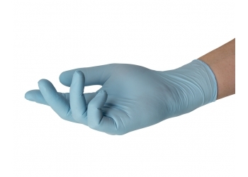ANSELL-Hand-Schutz, Einweg-Nitril-Untersuchungs-Einmal-Handschuhe, MICROFLEX, 93-833, blau
