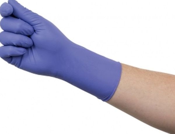 ANSELL-Hand-Schutz, Einweg-Nitril-Untersuchungs-Einmal-Handschuhe, MICROFLEX, 93-853, blau