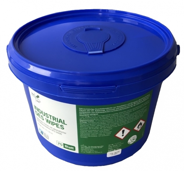 BIO-TEC-Hygiene, Alkoholische Schnelldesinfektionstücher, INDUSTRIAL DES WIPES MIDI - BTS 6000