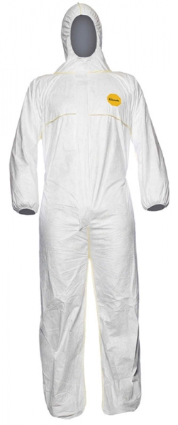 F-DUPONT-Hygiene, Einweg-Overall, Schutzanzug, Einmal-Schutzoverall, *EASYSAFE*, weiß