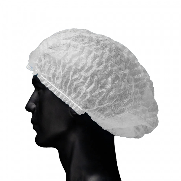 AMPRI-Hygiene, Einweg-Klipphauben, Einmalhauben, MED COMFORT, weiß, VE = 100 Stück