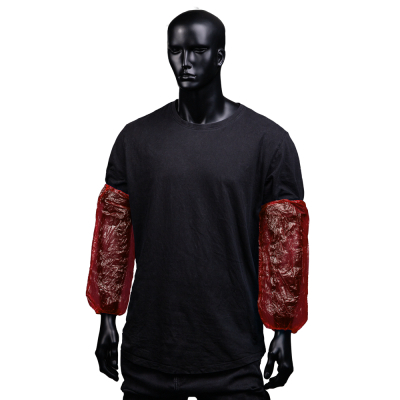 AMPRI-Hygiene, Einweg-PE-Ärmelschoner, Einmal-Armschoner, light, MED COMFORT, rot, VE = 100 Stück