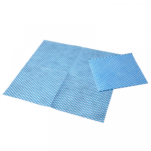 AMPRI-Hygiene, Allzwecktücher, Eco-Plus, PP Vlies, 30 x 33 cm, VE = 20 x 50 = 1000 Stück, blau/weiß