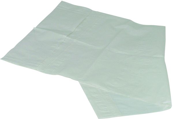 AMPRI-Hygiene, Einmal-Esslätzchen, zum Binden, mit Auffangtasche, 66 x 37 cm, weiß, VE = 4 Beutel á 125 Stück