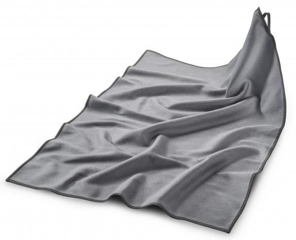 MEGA-CLEAN -Mikrofaser-Polier- / Geschirrtuch, ca. 320g/m², grau
