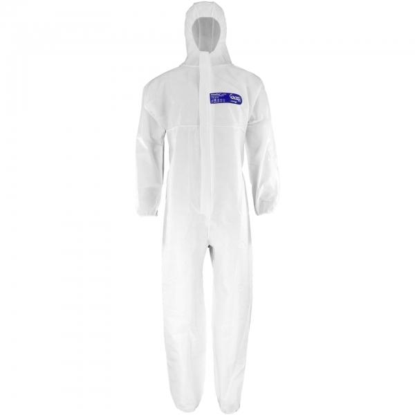 ASATEX-Hygiene, CoverTex Einweg-Overall, Schutzanzug, Einmal-Schutzoverall, C-1, weiss, VE = 50 Stk.